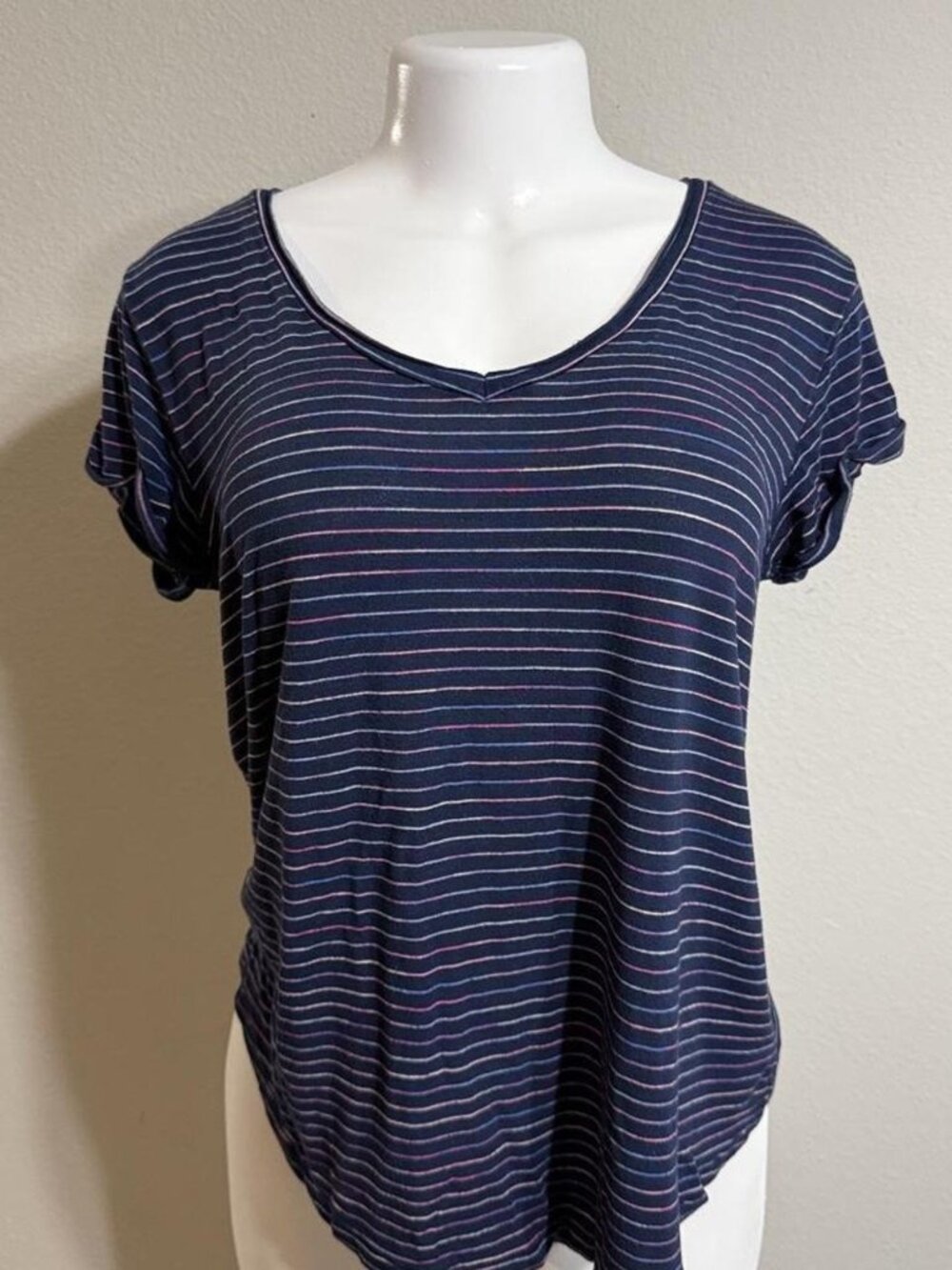 3 for $15: AE Women's Blue and Navy + Aeropostale Ombre Logo Tee + AE Favorite
